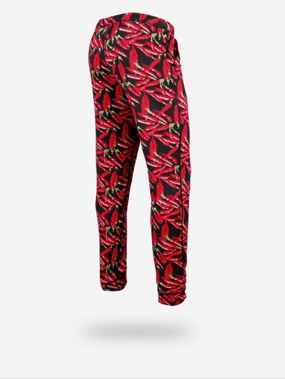 BN3TH Relax Sleepwear Pajama Pants - Red Chili Pepper Print Size L - Picture 2 of 4